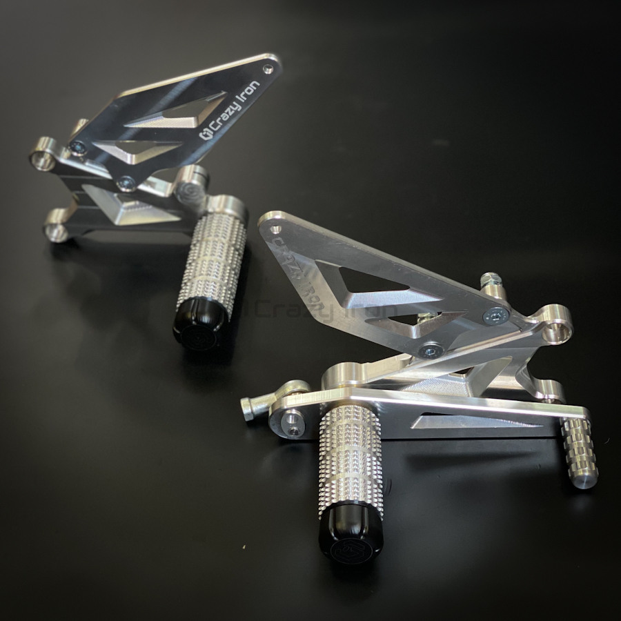 CRAZY IRON Rearset STUNT TRIUMPH Street Triple 675, 675R